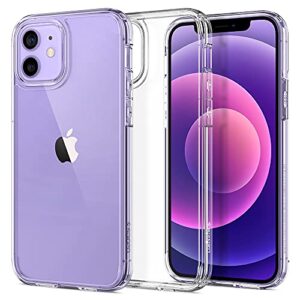 spigen for iphone 12 pro case, ultra hybrid case for iphone 12 & 12 pro. - crystal clear