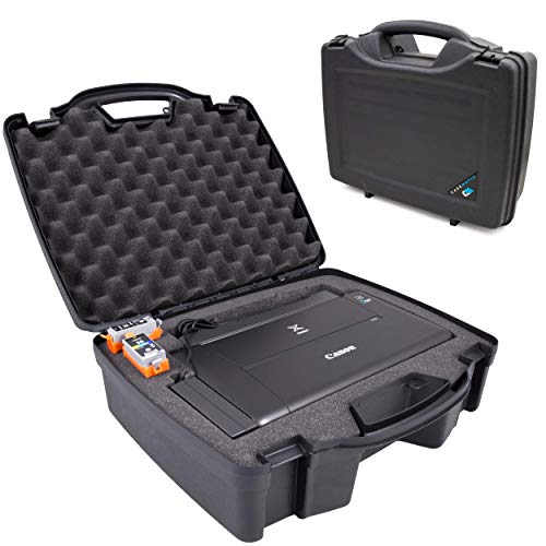 CASEMATIX Printer Travel Case Compatible with Canon PIXMA TR150 iP110 Wireless Portable Printer and Accessories, Case Only