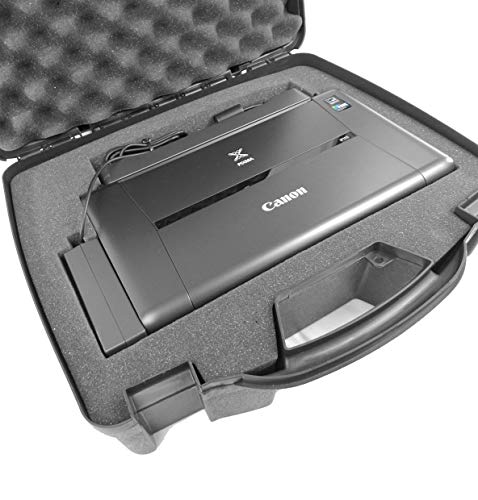 CASEMATIX Printer Travel Case Compatible with Canon PIXMA TR150 iP110 Wireless Portable Printer and Accessories, Case Only