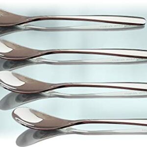 NobleEgg Egg Spoons for Soft Boiled Eggs | 18/10 Stainless Steel | 5.5 inches | Set of 4