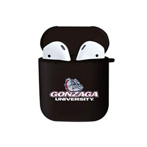 otm essentials officially licensed gonzaga university bulldogs earbuds case - black - compatible with airpods