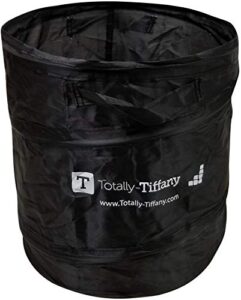 totally-tiffany popc-001 totally tiffany-12 pop up trash can-black