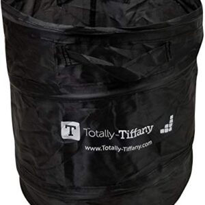 Totally-Tiffany POPC-001 Totally Tiffany-12 Pop Up Trash Can-Black