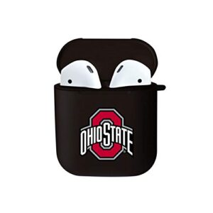 otm essentials officially licensed ohio state university buckeyes earbuds case - black - compatible with airpods
