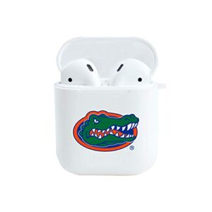 otm essentials officially licensed university of florida gators earbuds case - white - compatible with airpods