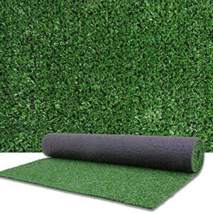 Artificial Grass Turf Lawn-3 Feet x 10 Feet, 0.4" Indoor Outdoor Rug Synthetic Grass Mat Fake Grass