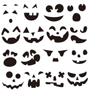 Halloween Pumpkin Stickers Crafts Decorations -Make Your Own Jack-O-Lantern - Trick or Treat Party Supplies 64Ct