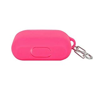 Felony Case – Soft Silicone AirPods Pro Case - Neon Pink | Shockproof, 360° Protective Apple Airpods Case Cover with Keychain | Wireless Charging Compatible with Front LED Visible