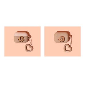 bt21 airpods pro case heart ring duo (shooky)