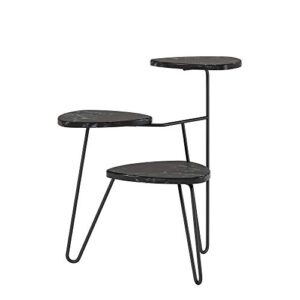 Novogratz Athena, Black Marble Plant Stand