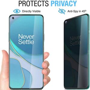 Anbel Design Anbzsign [2 Pack] Xiaomi Redmi Note 9 6.53" (2020) Privacy Screen Protector, [Full Coverage] [Case Friendly] Anti-Spy 9H Hardness Tempered Glass