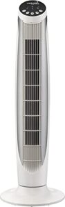 minka aire f301-wh oscillating tower fan, white