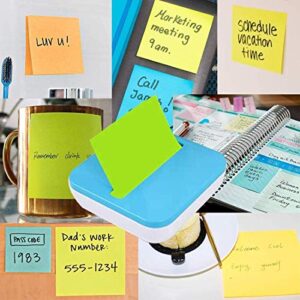 MQLH-TECH Pop Up Sticky Notes 3x3 Refills Easy Post Notes Self Stick Notes Bright Rainbow Colors Super Adhesive Pop-up Notes 6 Pads 100 Sheets/Pad Individual Package 600 Sheet Total