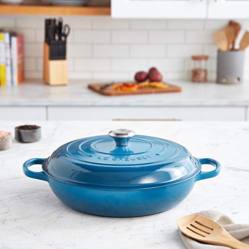 Le Creuset Enameled Cast Iron Signature Braiser, 5 qt. , Marseille