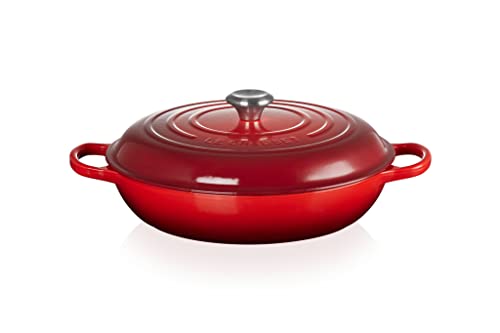 Le Creuset Enameled Cast Iron Signature Braiser, 5 qt. , Cerise