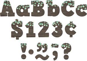 teacher created resources eucalyptus 4" bold block letters combo pack (tcr8450)