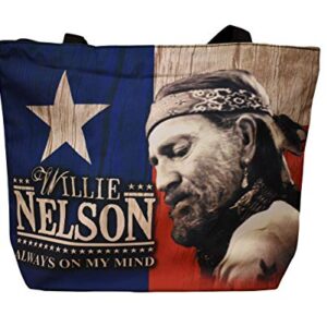 Willie Nelson Large Tote Bag - Always on My Mind