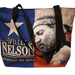 Willie Nelson Large Tote Bag - Always on My Mind