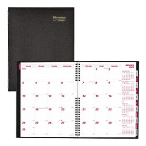 brownline 2021 coilprotm monthly planner, 14 months (dec 2020 - jan 2022), hard cover, black, 11 x 8.5 inches (cb1262c.blk-21)