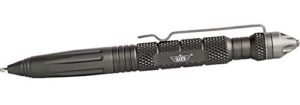 uzi tactical pen with cuffkey in the cap, refillable ultra durable aircraft aluminum (uzi-tacpen6-gm) ballpoint pen writing tactical pen survivor pen (gun metal), father's day gift