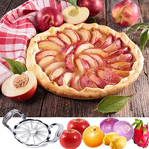 DflowerK Apple Slicer Corer Cutter Large Ultra Sharp 12 Blade Stainless Steel Upgraded Apple Divider