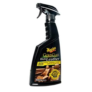 meguiar's g10916 gold class rich leather cleaner & conditioner - 15.2 oz.