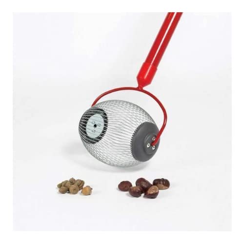 Garden Weasel Nut Gatherer 95334 - Small Yard Roller - Pickup Acorns, Buckeyes, and More from 3/8” to 3/4"