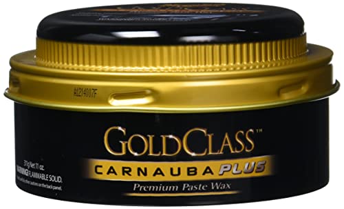 Meguiar's Gold Class Carnauba Plus Premium Paste Wax Bundle With Foam Pad & Microfiber Cloth (3 Items)