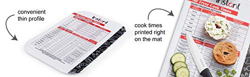 Instant Vortex Official Cutting Mat with Air Fryer Cook Times, 10x14-Inch