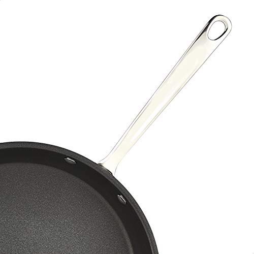 AmazonCommercial Tri-Ply Non-Stick Stainless Steel Fry Pan, 12 Inch