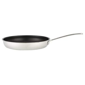 AmazonCommercial Tri-Ply Non-Stick Stainless Steel Fry Pan, 12 Inch