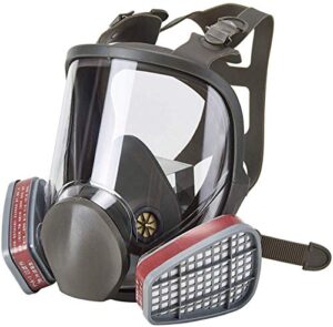 holulo full face cover gas mask for panit,full face respirator reusable organic vapors safety respirator cover