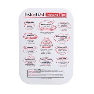 instant pot - 5271105 instant pot official cutting mat with recipes, 10x14, white