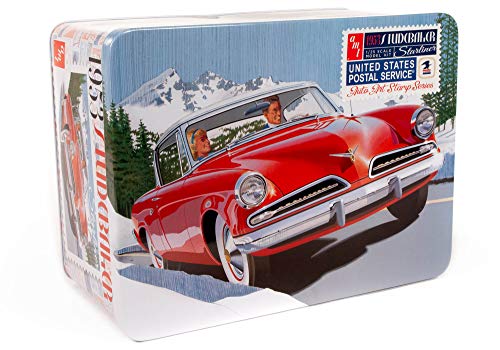 AMT 1953 Studebaker Starliner - USPS with Collectible Tin 1:25 Scale Model Kit