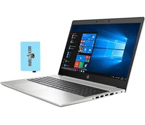hp probook 450 g7 home and business laptop (intel i5-10210u 4-core, 8gb ram, 256gb pcie ssd + 1tb hdd, intel uhd graphics, 15.6" hd (1366x768), wifi, bluetooth, webcam, win 10 pro) with hub