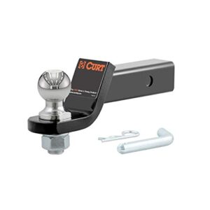 Curt 45036 23518 Trailer Hitch Mount with 2-Inch Ball & Pin and 5/8-Inch Black Hitch Lock for 2-Inch Receiver