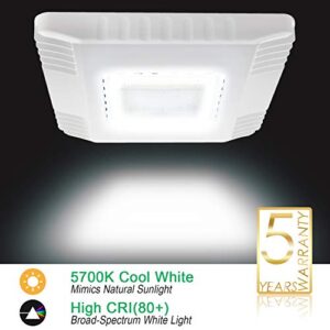 OSTEK LED Canopy Light 150W Gas Station Carport Ceiling Light 5700K, Outdoor Rated (600W HID/HPS Equivalent), 90-277V IP65 DLC & UL Listed