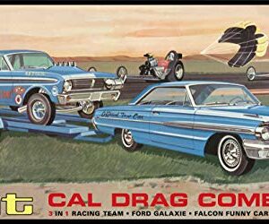 AMT Cal Drag Combo 1964 Galaxie, AWB Falcon & Trailer 1:25 Scale Model Kit