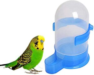 bird food feeder dispenser feeding bottle bowl for parrot parakeet cockatiel conure lovebird african grey cockatoo budgie finch canary cage accessories