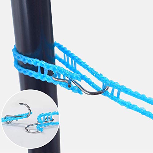 The Garnish Gripper Non-Slip Clothesline 3 Pieces Portable Adjustable Dryer Line Windproof Non-Slip Clothesline for Camping Travel Indoor Outdoor Product