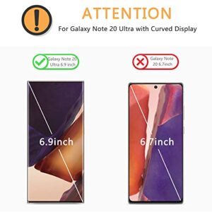 OMOTON [4 pack Samsung Galaxy Note 20 Ultra Screen Protector - TPU Film Screen Protector for Galaxy Note 20 Ultra 6.9 Inch, 2020 [High Definition] [Bubble Free] [Anti-scratch] [Anti-Fingerprint]