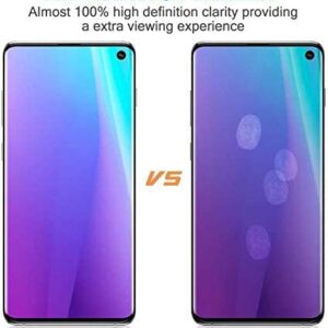 ToneGod 2 Pack Galaxy S10 Screen Protector, [Bubble Free] [High Definition] Anti-Scratch [Case Friendly] 3D Curved Screen Protector Compatible Galaxy S10