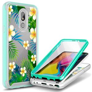 e-began case compatible for lg stylo 5 with [built-in screen protector], lg stylo 5v/stylo 5x/stylo 5 plus, full-body protective rugged bumper cover, shockproof impact resist case -hawaii