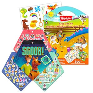 Scooby-Doo Mini Backpack for Boys Girls Toddler Preschool ~ Deluxe 11" Scooby Backpack with Stickers (Scooby School Supplies Bundle)