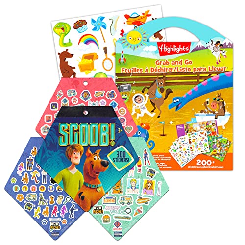 Scooby-Doo Mini Backpack for Boys Girls Toddler Preschool ~ Deluxe 11" Scooby Backpack with Stickers (Scooby School Supplies Bundle)