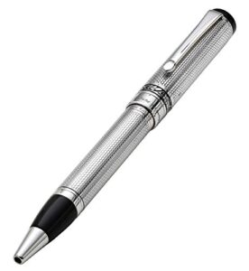 xezo tribune solid 925 sterling silver diamond-cut serialized ballpoint pen. only 300 pieces made (tribune 925 ss bp)