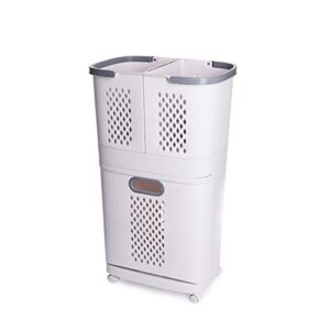 bretoes removable laundry basket classification thickened storage rack household storage bucket