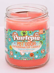 pawtopia pet odor exterminator 13 ounce jar candle