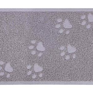 Darkyazi Cat Litter Box Mat for Floor Litter Trapping Mat Non-Slip Backing, Scatter Control, Easy Clean, Water Resistant, Soft on Paws (15.75" x 11.75",Gray Sand)