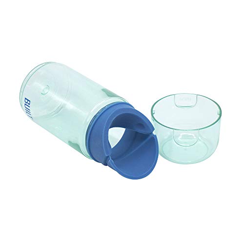 BUILT 12 Ounce Tidbit On The Go Snack Container Blue Tint 5269892